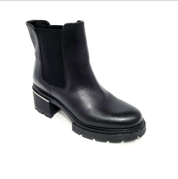 ARTICA Shoes - ARTICA Waterproof Chunky Chelsea Combat Platform Black Boots Booties Ankle 36